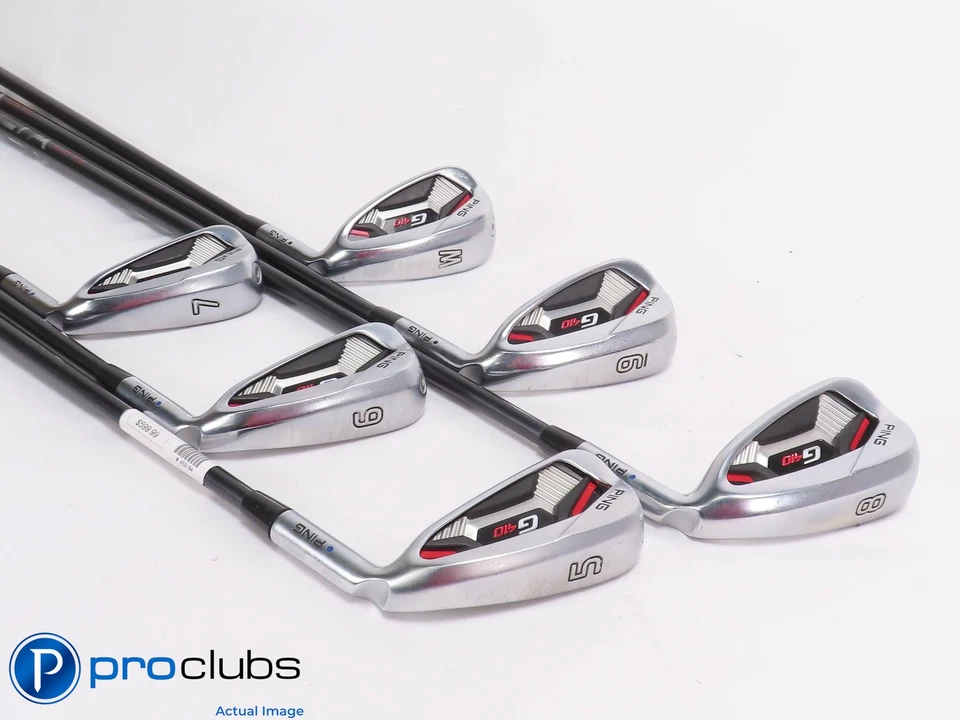 Ping G410 5-PW IRON SET Blue Dot - Alta CB Regular Flex Graphite +1/4" 459184 - Image 2 of 4
