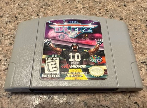 NFL Blitz (Nintendo 64, 1997) N64 Free Shipping