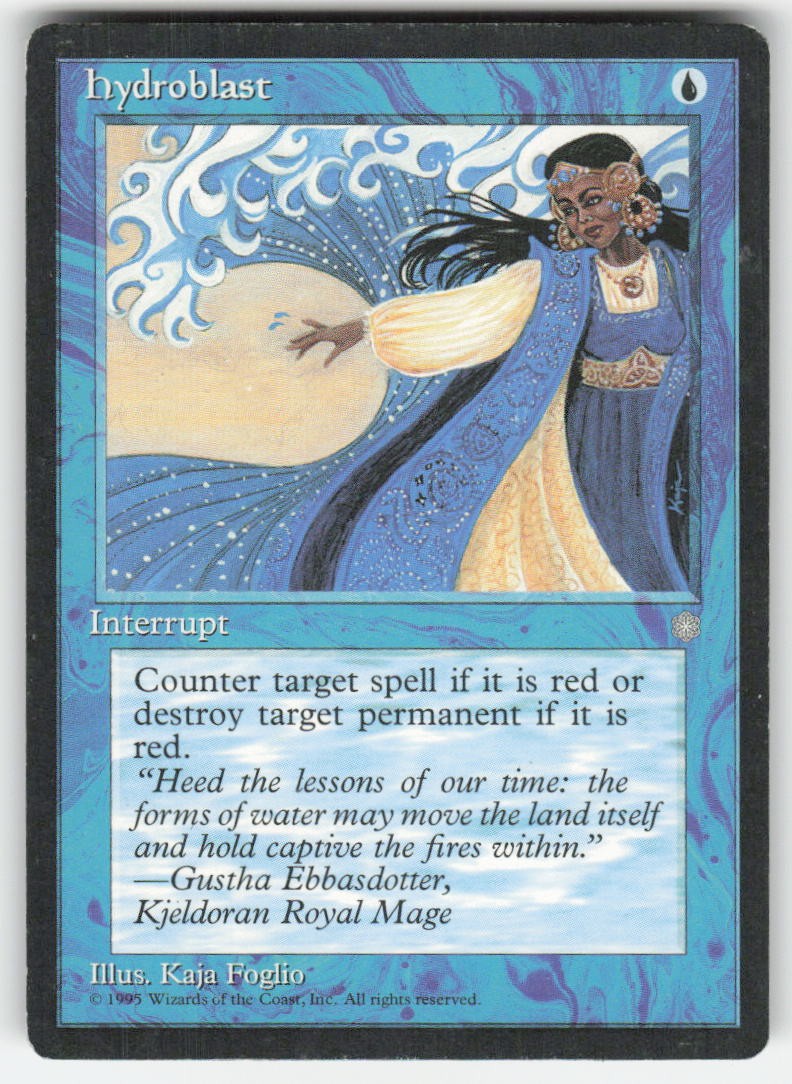 1995 Hydroblast Ice Age 72 MTG