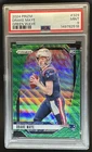 2024 Panini Prizm Drake Maye RC Green Wave Rookie #329 Patriots PSA 9