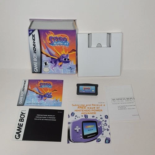 Spyro: Season of Ice (Nintendo Game Boy Advance, 2001) GBA CIB Complete