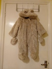 Ted Baker Snowsuit Pram Suit for 6/9 Months with Mittens