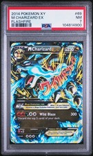 2014 Pokemon Xy Flashfire #69 M Charizard Ex PSA 7