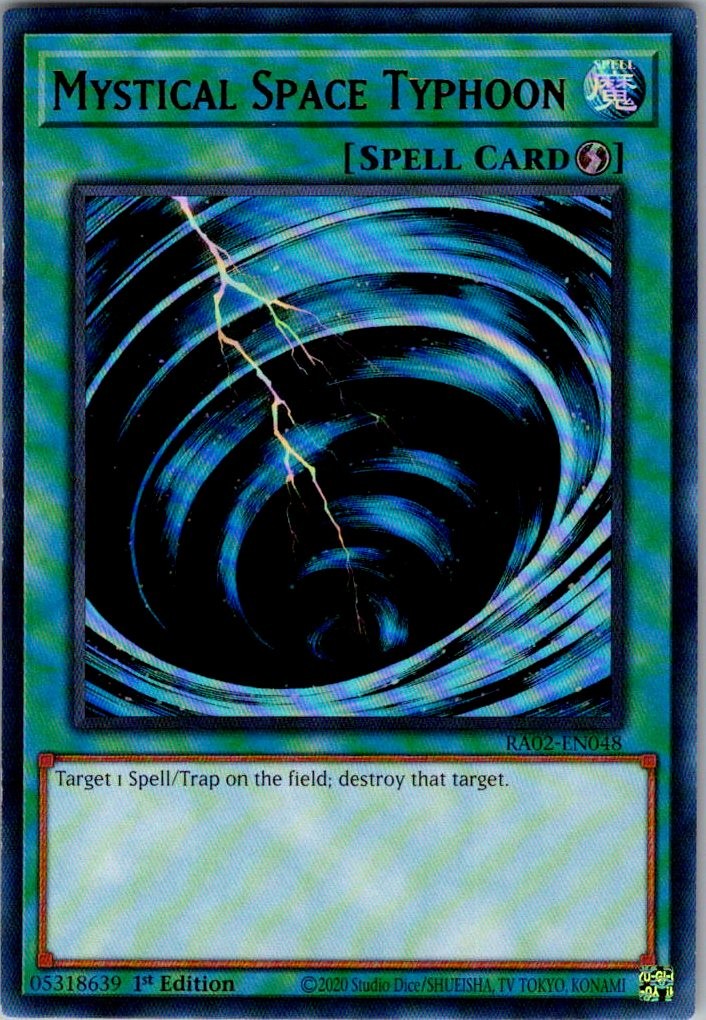 Mystical Space Typhoon (UR) RA02-EN048 Rarity Collection II Yu-Gi-Oh NM