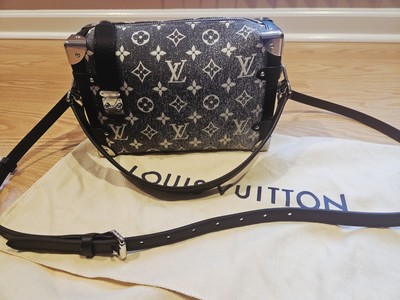 Louis Vuitton Side Trunk MM Jacquard Grey Black