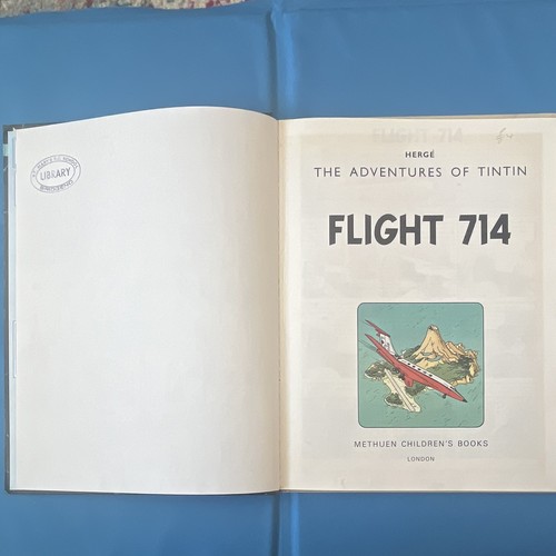 Hergé Tintin Flight 714 Hardcover Comic Book Methuen 1979 English ...