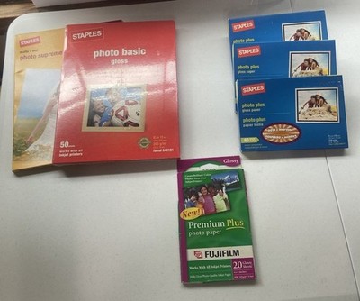 Inkjet Photo Printer Paper Glossy & Matte 8.5x11 & 4x6 Mixed Bundle Lot 