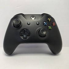 Microsoft Xbox One Wireless Controller Model 1708 Black Bluetooth Tested OEM