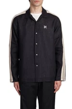 Palm Angels Embroidered Logo Track Shirt Black/off White XXL NWT $850+