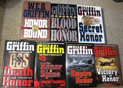 W.E.B. Griffin hardcover lot-the complete Honor Bound series  1st editions !