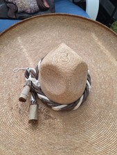 Vintage authentic Mexican Sombrero Hat 23"