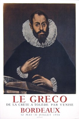 El Greco: Bordeaux, 1953 (Arches-Bütten)