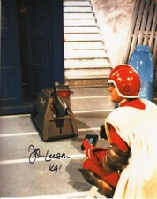 Doctor Who Autograph: JOHN LEESON (The Invasion of Time) Signed Photo
