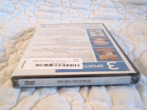 MGM 3 SPORTFILME DVD NEU HOOSIERS JACKIE ROBINSON GESCHICHTE STOLZ DER YANKEES - Bild 3 von 5