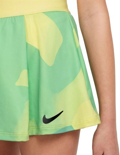 NIKE TENNIS Lt Zitron NIKECOURT DRI-FIT VICTORY SKORT SKIRT BIG KIDS/GIRLS L NEW - Picture 3 of 6