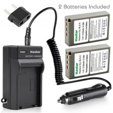 BLS-5 Battery or Travel Charger for OM-D E-M10, E-M10 Mark II, E-M10 Mark III