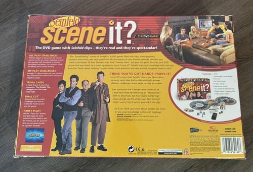 Seinfeld Scene It? DVD Game Deluxe Metal Game Box. - Picture 2 of 3