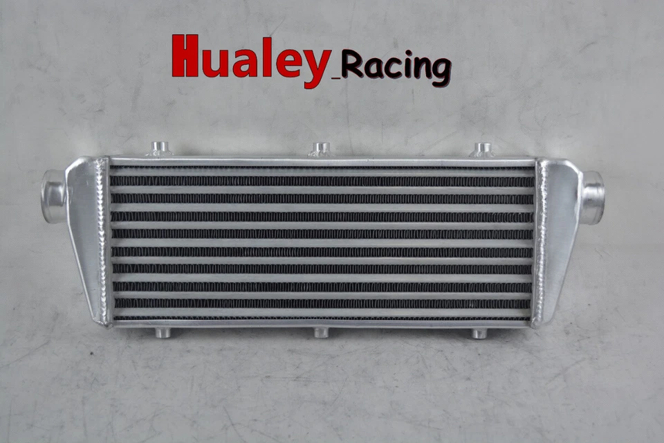 Intercooler de montaje frontal turbo universal de aluminio 23,5"x8,3"x2,7" entrada/salida: 2,2"" Foto 4 de 4