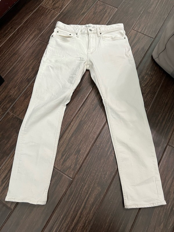 Old Navy Slim Neutral Ivory Men’s Denim Jean 30W 30 L
