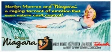 NIAGARA (1953) HUGE - 27"x58" billboard Marilyn Monroe beautiful movie poster!
