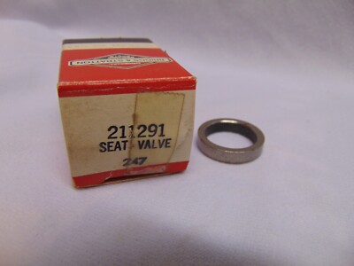 unused New in box Briggs & Stratton Seat Valve #211291 247 USA