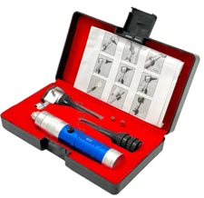 Professional Veterinary DIAGNOSTIC OTOSCOPE Set KIT Vet Instrument FREE LED BULB