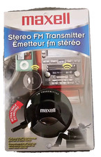 MAXELL STEREO FM TRANSMITTER P-13, 191213 NEW SEALED PACKAGE