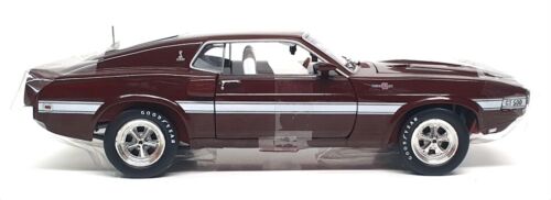 Autoworld 1/18 Scale AMM1290/06 - 1969 Shelby GT-500 - Maroon - Picture 3 of 5