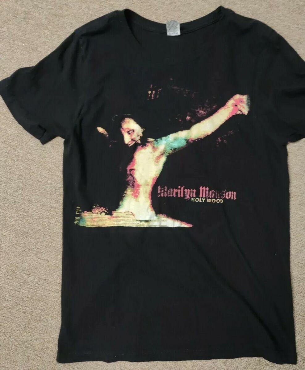Marilyn Manson Holy Wood industrial rock metal medium black Marilyn Manson Holy Wood industrial rock metal medium black