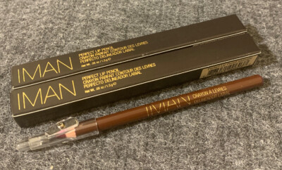 X2 Iman Perfect Lip Pencil Midnight NEW IN BOX