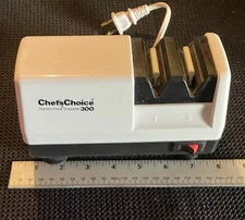 Chef's Choice Diamond Hone Knife Scissor Sharpener Model 300 Made USA Test/Works