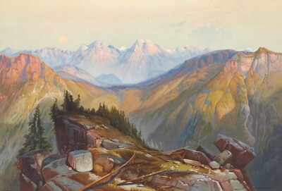 12892.Decor Poster.Room wall interior art design.Yellowstone landscape painting