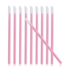 100 150x Disposable Lip Brush Set Gloss Lipstick Wands Applicator Makeup Tool