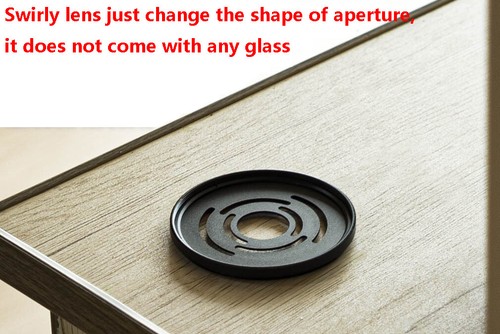 Metal Swirly Bokeh Effect Rotating Filter For Canon Nikon Sony Fixed Focus Lens - Picture 3 of 12