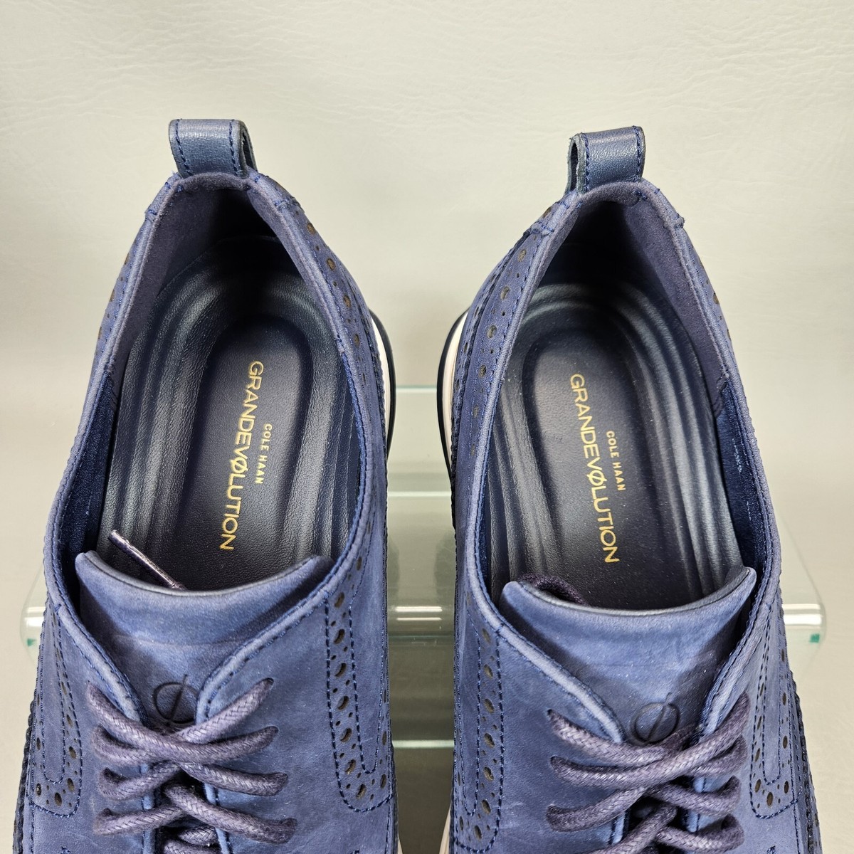 Cole Haan Grand Evolution Shoes Shortwing Oxford Blue White  display picture 2