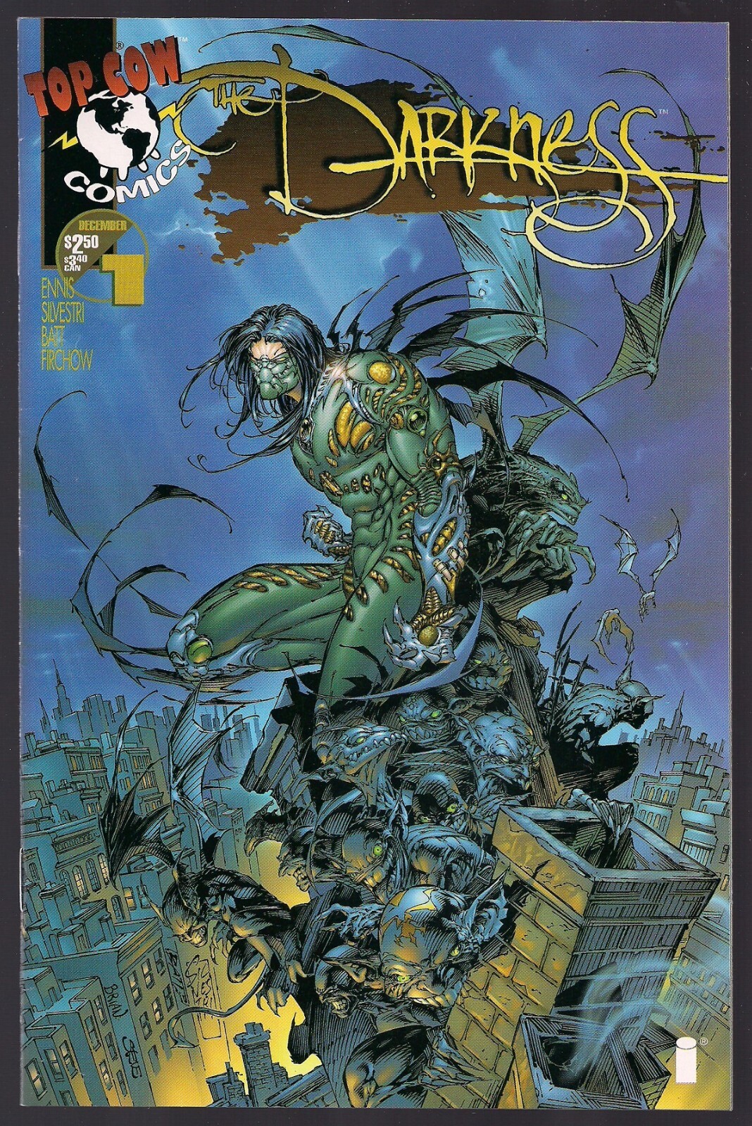 DARKNESS THE #1 TOP COW IMAGE 1996 GARTH ENNIS  MARC SILVESTRI ART 1ST PRNT VFNM