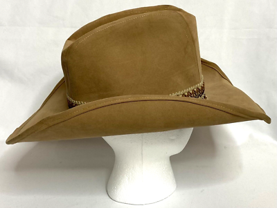 Vintage Rockmount Ranchwear Tru West Western Cowboy Hat 17 Medium