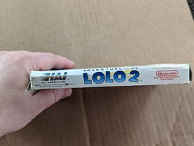 Authentic Nintendo NES Adventures of Lolo 2 Box Only 