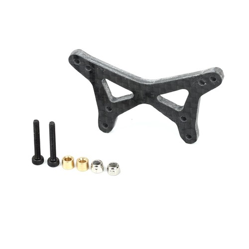 LCX RC Car Carbon Fiber Front Shock Tower Upgrades for 1/16 Losi Mini-B Buggy - Picture 2 of 7