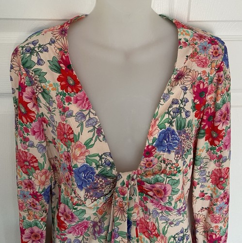 Anthropologie Favorite Daughter Floral Short Dress Size 6 NWT - Picture 7 of 11