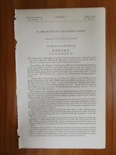 Government Report 1/16/1868 US Post Office William H Murphy Mail Contractor MO