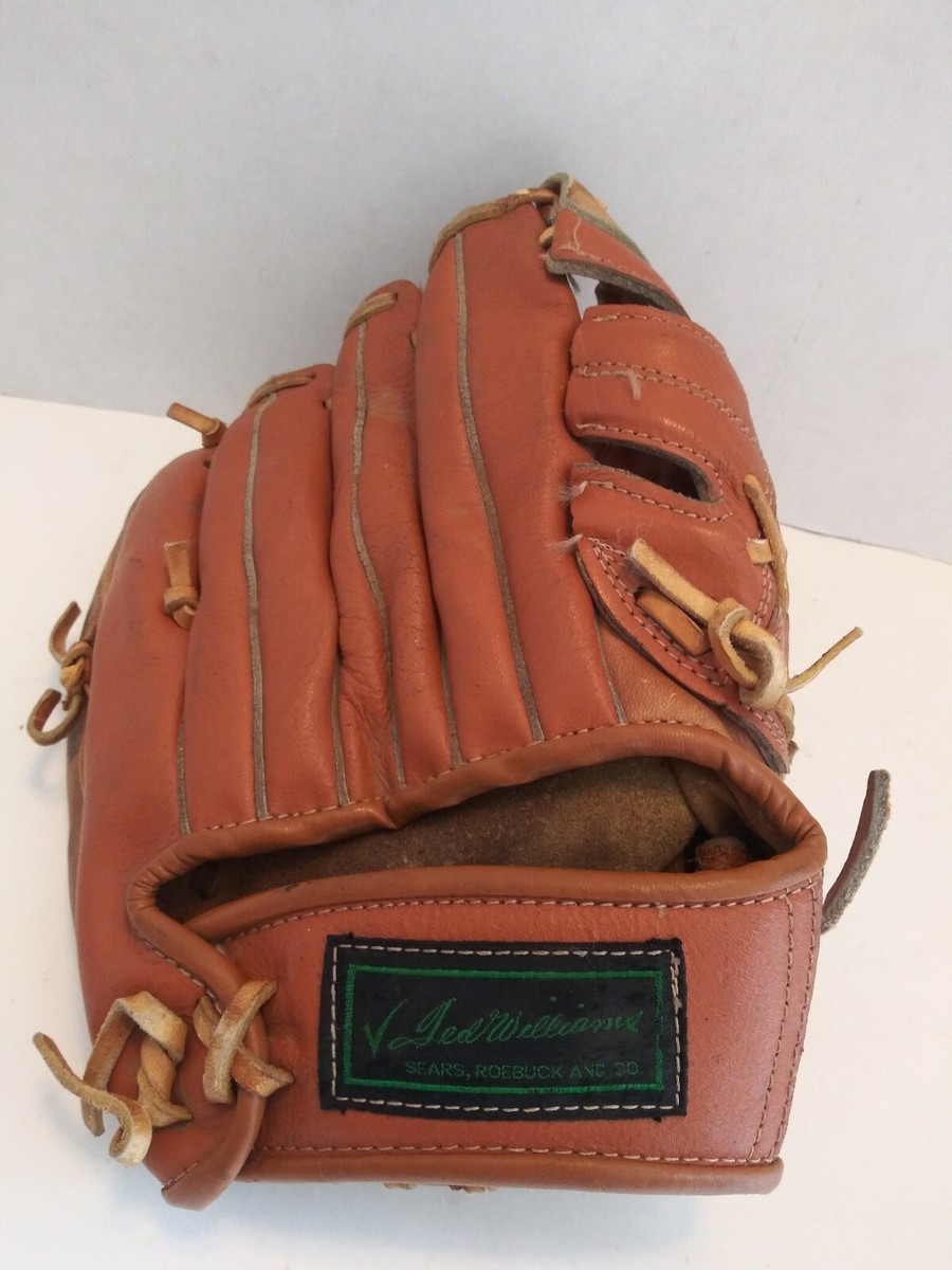 Vintage Ted Williams Baseball Glove Sears Autograph Model