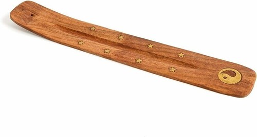 2 X Vintage Wooden Incense Stick Holder Joss Incense Incense Burner Ash Catchers - Picture 4 of 9