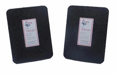 TACTICAL SCORPION GEAR Level III AR500 Steel Body Armor Pair 6x8 Curved Plate Coated - Quick Ship