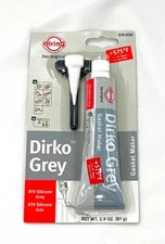 Elring Dirko Grey High Temp +575F Silicone Gasket Maker Sealant RTV Silcone Gray