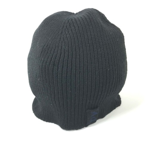 BOTTEGA VENETA BV logo For the point of coordination. Knit hat wool Black Unused - Picture 1 of 11