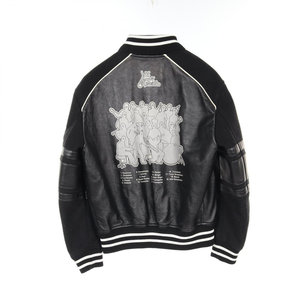 LOUIS VUITTON Logo Varsity Blouson jacket #44 RM231M U35