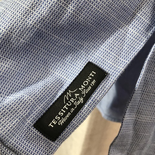 Hugo Boss Tessitura Monti Langarmshirt schmale Passform blau - Größe Medium 41/16 - Bild 2 von 24