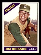 1966 Topps Baseball #201 Jim Dickson EX/MT