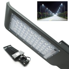 Faro led stradale armatura lampione palo parete luce industriale esterno ip65